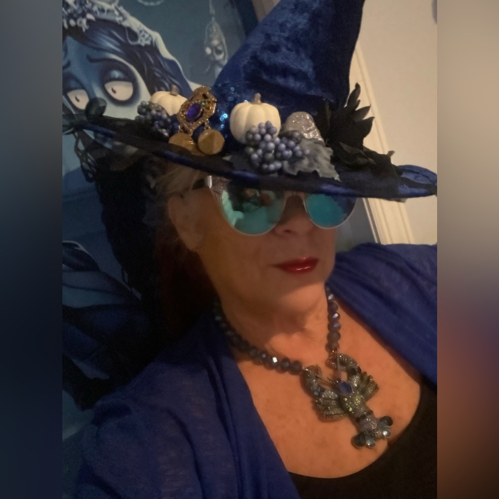 I’m a special BLUE WITCH💙custom   By the Frantic Hatters🎩Halloween collection 🦞